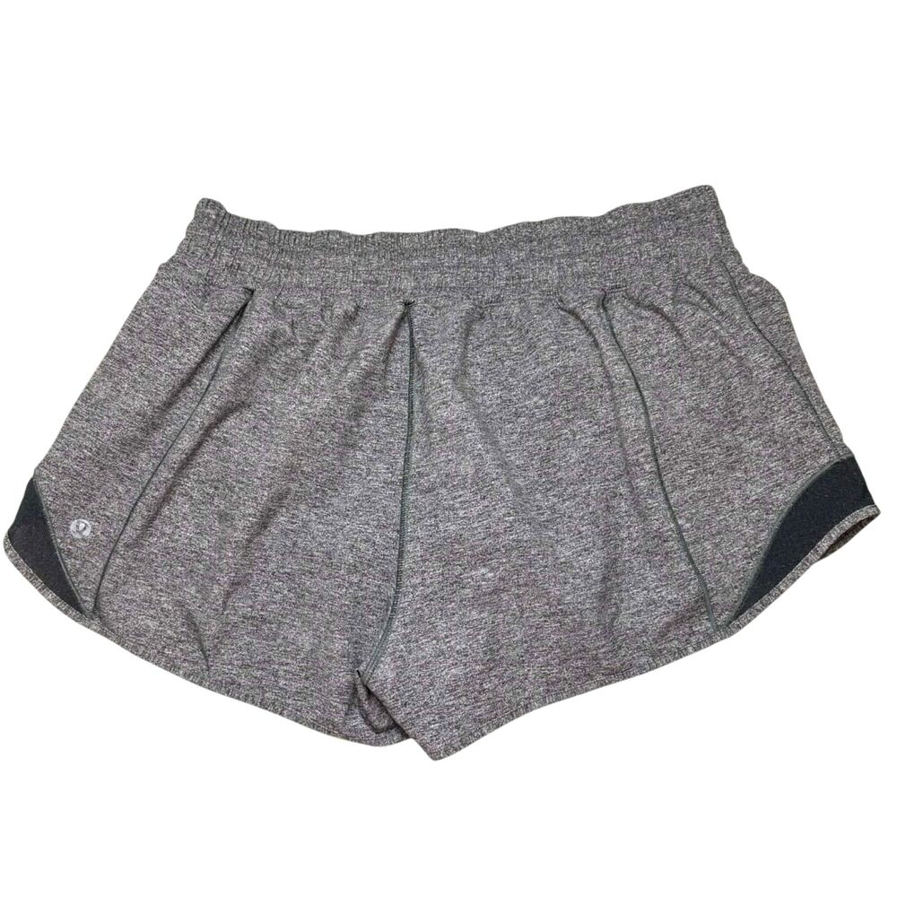Lululemon Hotty Hot Short *High-Rise 2.5" Heather Lux Multi Black - Picture 4 of 7
